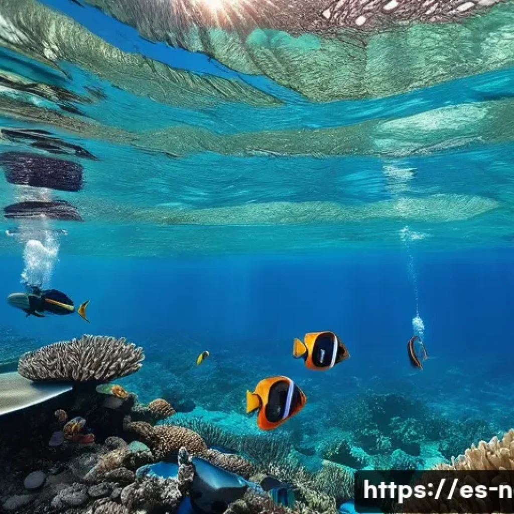누벨칼레도니 가족 여행 추천지 - **Prompt 1: Vibrant Underwater Family Snorkel in New Caledonia**
    A happy family, including two p...